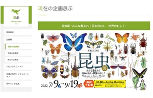 日本の昆虫から世界の昆虫までその魅力を伝える！　ミュージアムパーク茨城県自然博物館で「昆虫展－みんな集まれ！日本のむし・世界のむし！－」を開催【常磐自動車道 谷和原ICから約9km】