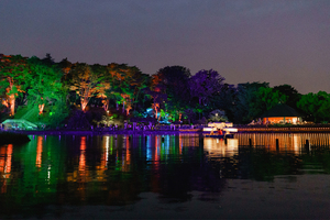 ライトアップ・デジタルアートが夜の千葉公園を彩る「YohaS -夜ハス-」【京葉道路 穴川ICから約3km】
